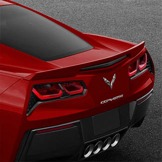 2014+ Corvette Stingray GM OEM Blade Spoiler Kit, Z51 Style, Painted Torch Red