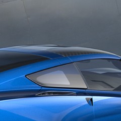 2015 Corvette Stingray, Roof Panel, Carbon Fiber, with Lemans Blue Sides