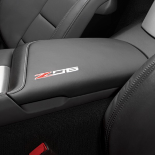 2015 Corvette Stingray Z06 Center Console Lid, Z06 Logo, Gray