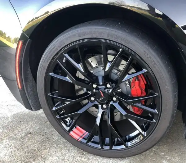 2020+ C8 Corvette Wheel Hash Mark Decal Package