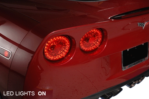 Corvette RED LED Taillights : 2005-2013 C6,Z06,ZR1,Grand Sport