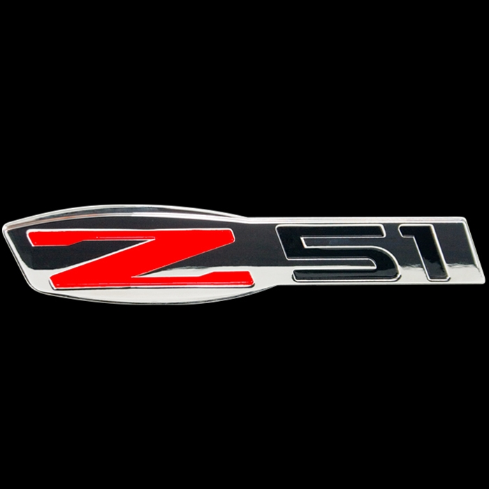 Corvette Billet Z51 Badge 05-10 C6