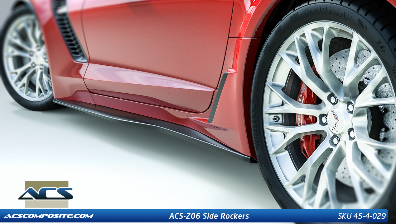 C7 Corvette Stingray ACS Side Rockers / Skirts for Corvette C7 Z06