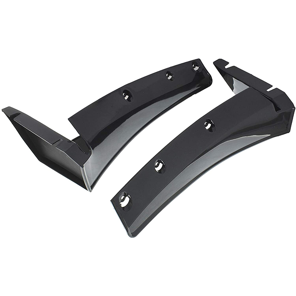 Corvette Stage 3 Front Bumper Canards For GM Splitter,  Carbon Flash, C7 Z06,  G