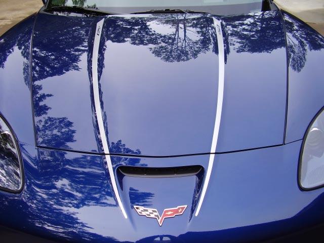 2005-2013 C6 Corvette Hood Stripes and Graphics Decal Set