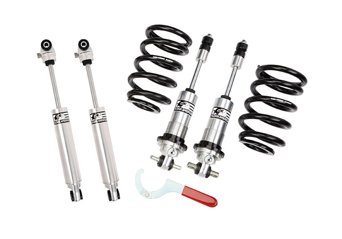 1963-1967 Corvette C2 Front & Rear Aldan SBC Single Adj Coilover & Shock Kit