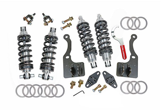1988-1996 Corvette C4 Front & Rear Aldan SBC Double Adjustable Coilover Kit
