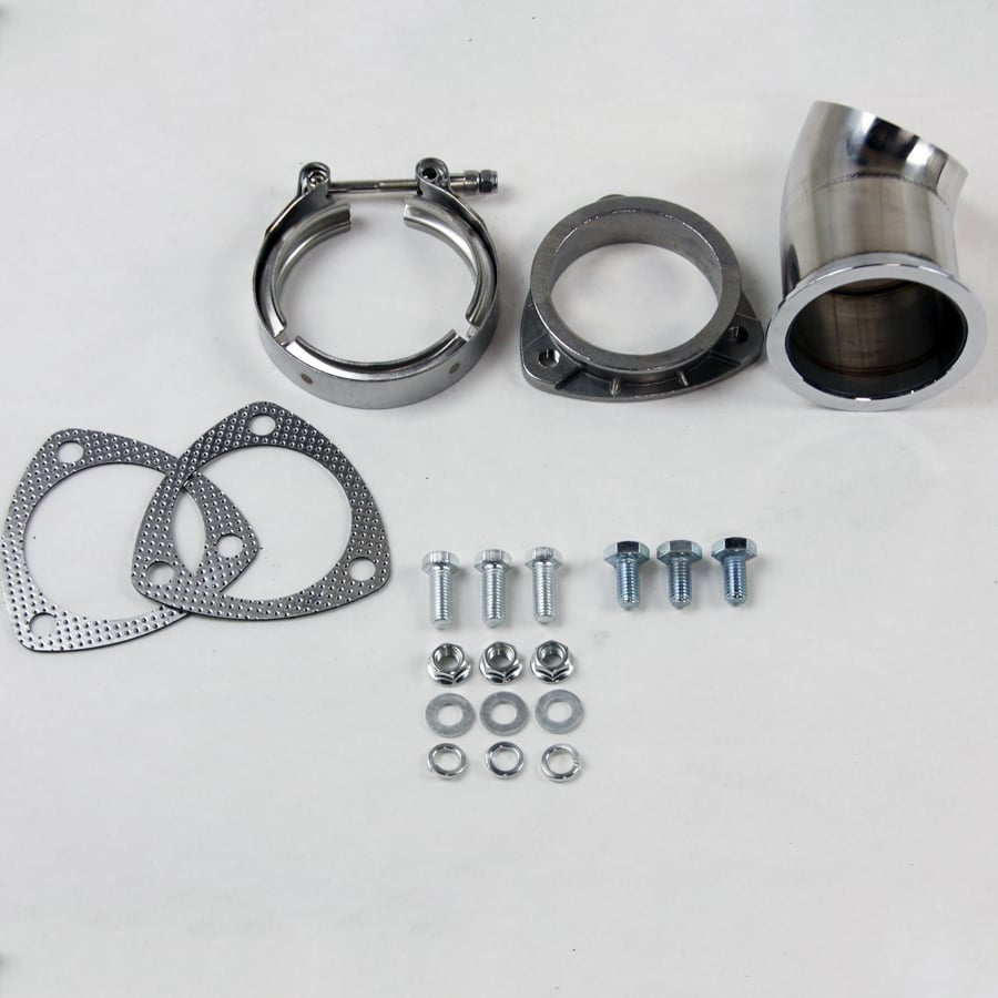 Universal  All 3.0" (76mm) Turn Down with V band and Gaskets