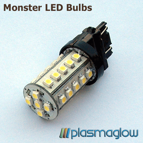 PlasmaGlow Monster LED 3157 LED Bulbs, Corvette C6 Taillights