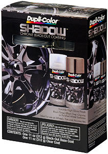 Duplicolor SHD1000 - Duplicolor Shadow Chrome Black-Out Coating Kit, Corvette, Camaro, Mustang