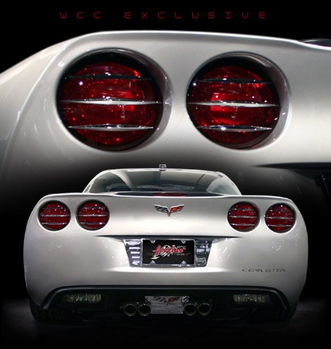 2005 and Up, C6 Corvette Billet Tail Light Spears