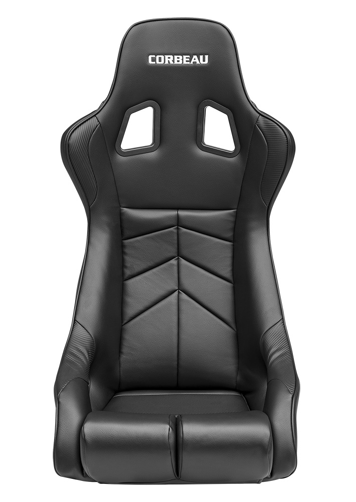 Corbeau DFX Racing Seat, Black Vinyl, 34902