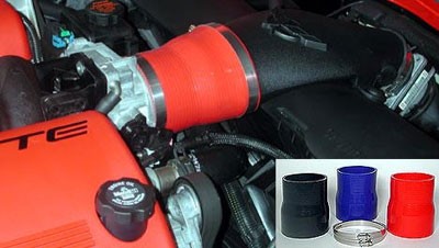 C5 High Flow Power Coupler for Air Intake Bridge (Red or Black), C5 Corvette