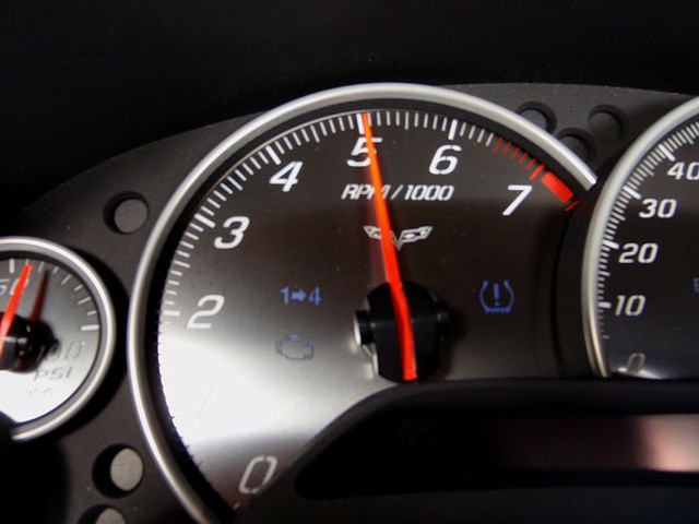 C6 Corvette Custom Gauge Face Steatlh Black ZR1