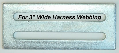 3" Racing Harness Belt 3 bar Slide (LV7) Fittings - Each
