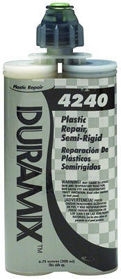3M 4240 Duramix Semi-Rigid Plastic Repair, 200ml, C6 Headlight Lens Adhesive