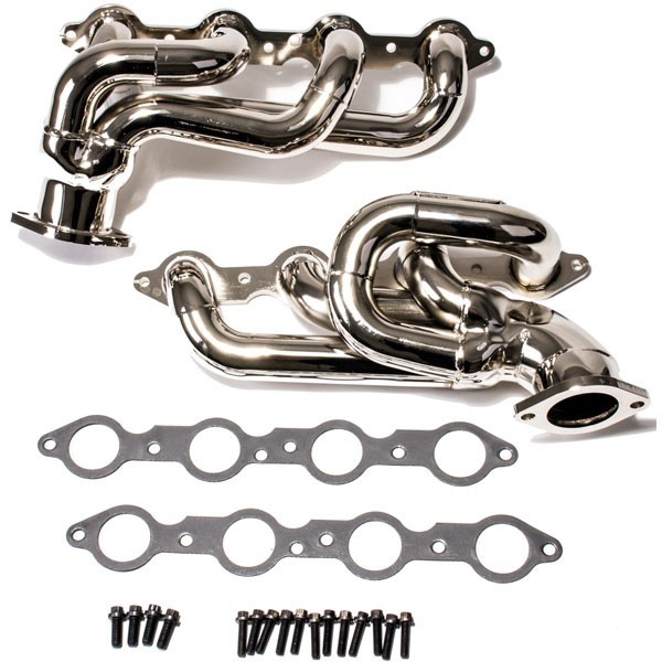 BBK 10-15 Camaro LS3 L99 Shorty Tuned Length Exhaust Headers - 1-3/4 Chrome