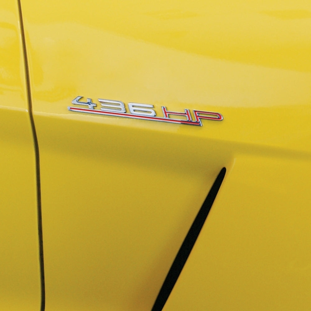 Camaro Custom HP Billet Chrome Badge