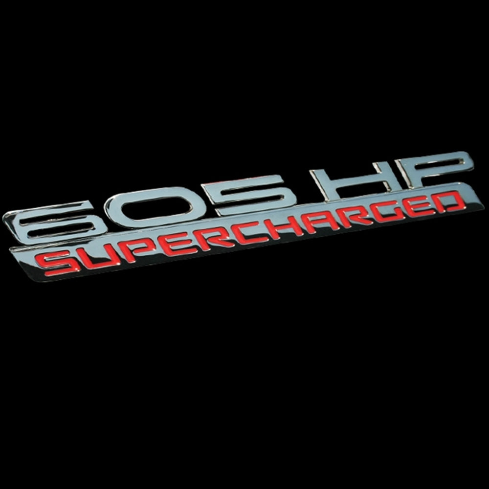 Camaro Custom HP and Supercharged Billet Chrome Badges