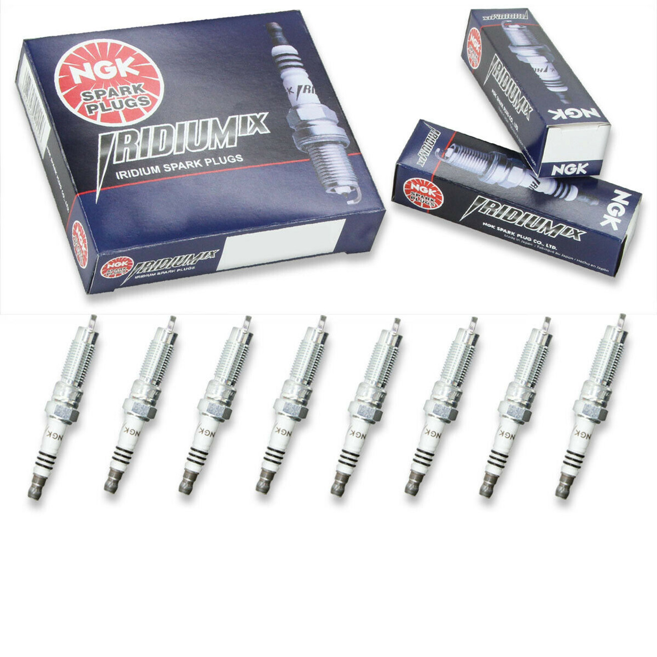 16-22+ Camaro SS/ZL1 Iridium IX Spark Plugs Heat Range 7 Includes 8, NGK