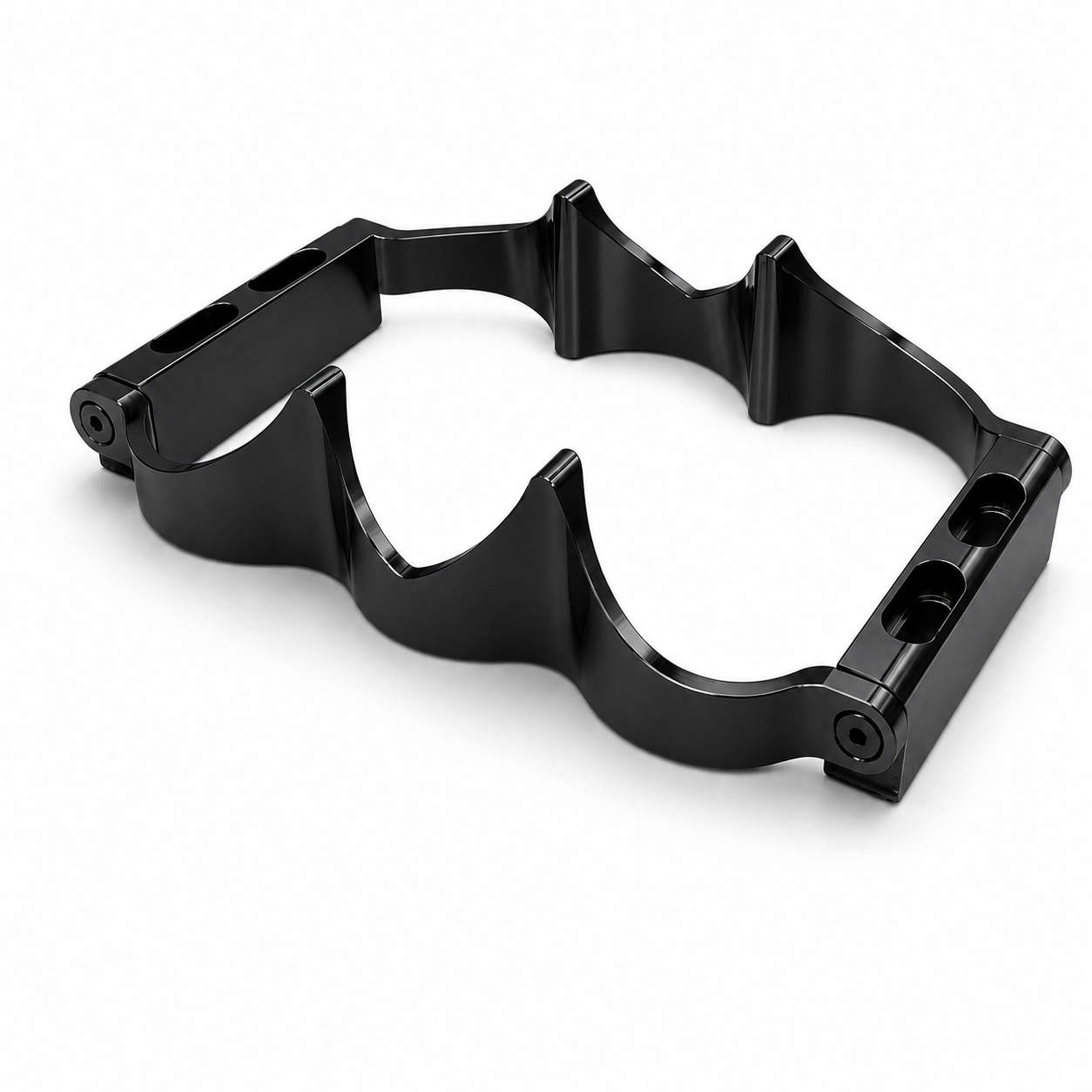 Granatelli 12 Volt OPTIMA Battery Tray - Billet BLACK - 452212B