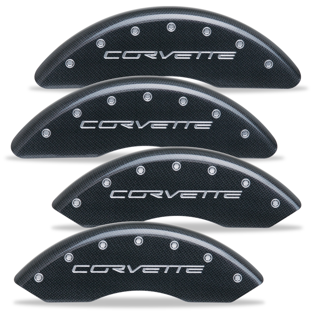 Corvette Brake Caliper Cover Set (4) - Carbon Fiber Look : 2006-2013 Z06,Grand Sport Only