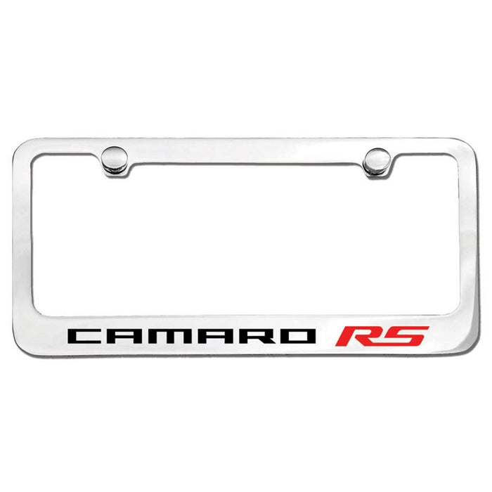 Camaro RS License Frame : Chrome Plated