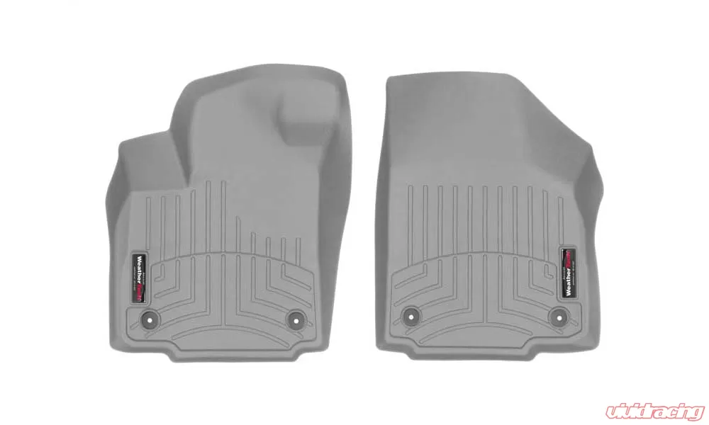 WeatherTech FloorLiner DigitalFit Gray Front Chevrolet C8 Corvette Stingray 2020-2024