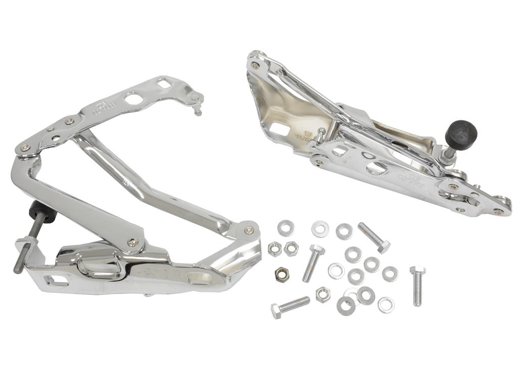 C5 All Models Corvette 97-04 Hood Hinge, Pair - Chrome