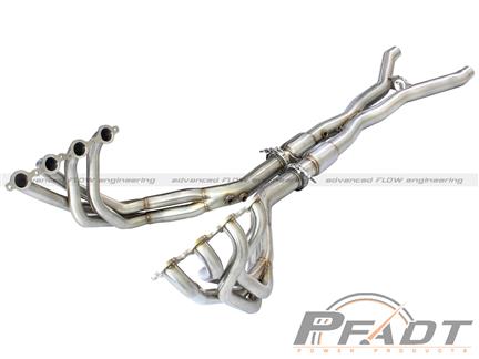 Corvette C6, aFe Power PFADT Series 1-7.8" Headers and X-Pipe 09-13 V8-6.2L Street, w/Cats