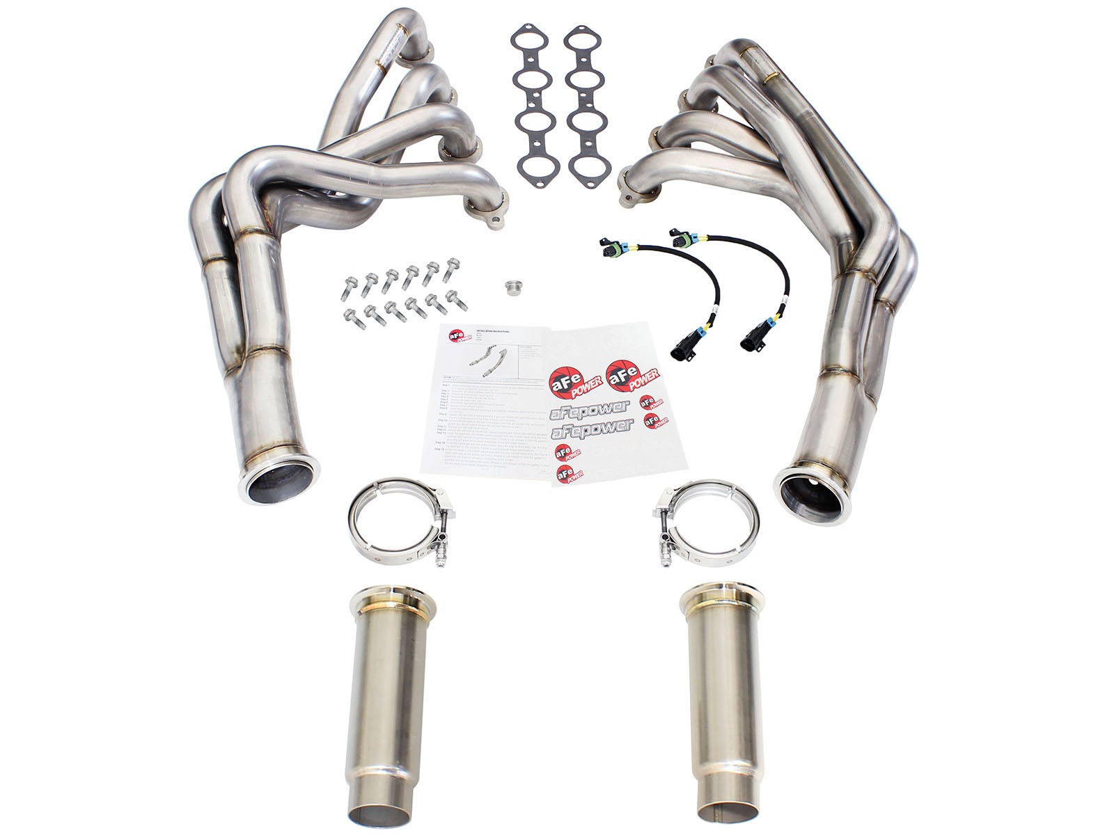 Camro 2010-2015 aFe Power PFADT Series Tri-Y Long Tube Header & Connection Pipes; Race Series