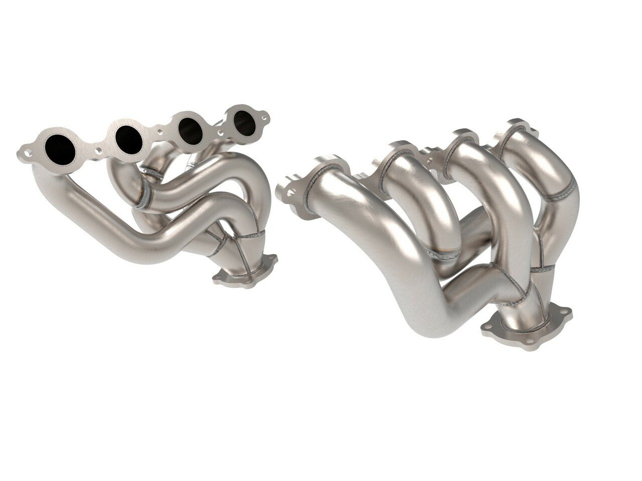 16-22+ Camaro SS Twisted Steel 304 Stainless Steel Short Tube Header Kit, aFe