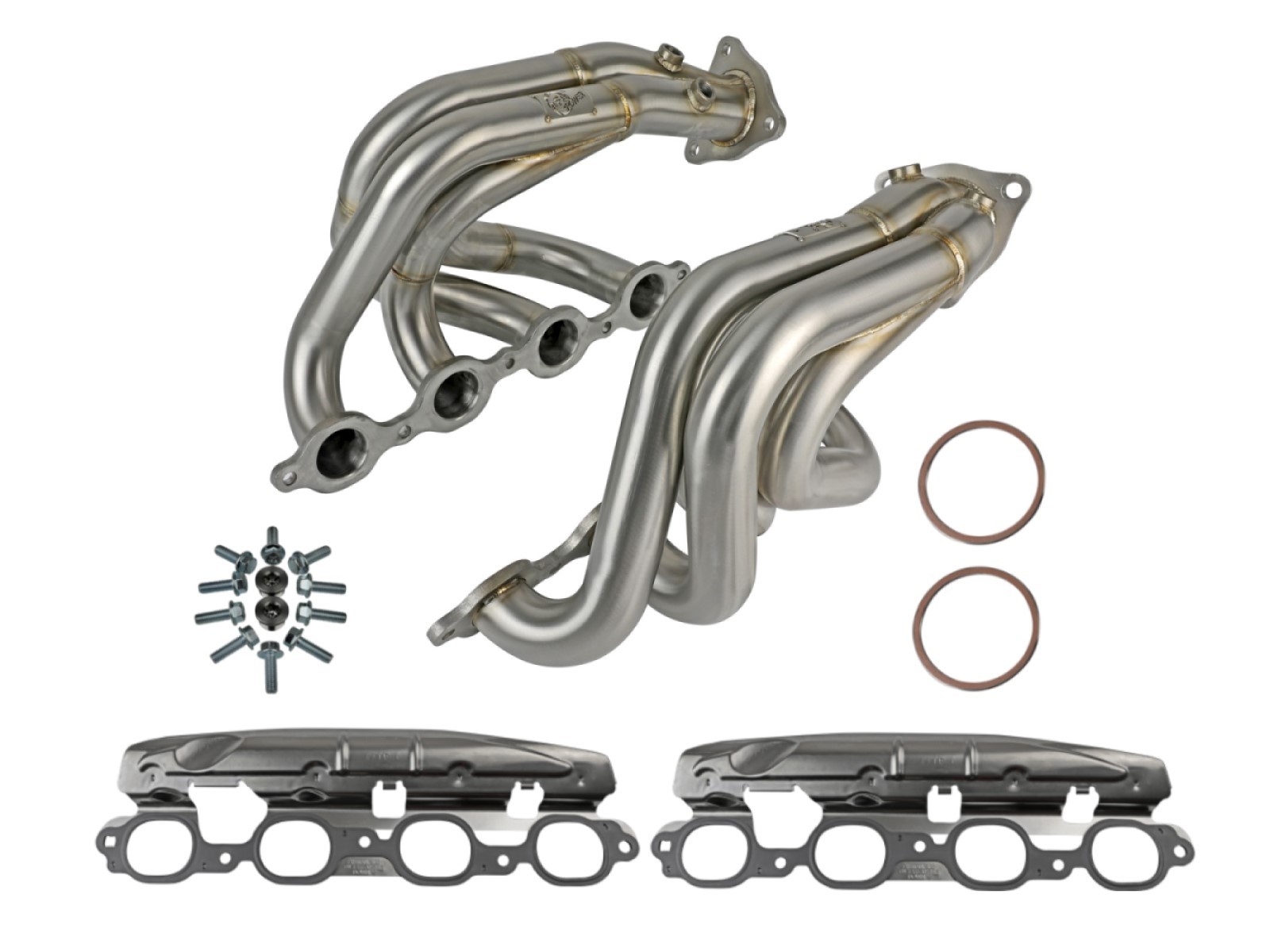 C8 Corvette 2020 + Twisted Steel 304 Stainless Steel Headers Brushed Finish