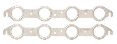 Mr. Gasket 4805G Exhaust Header Gasket; Multi Layered Steel; 1.75 Inch Round Port, LS Corvette