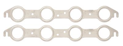 Mr. Gasket 4805G Exhaust Header Gasket; Multi Layered Steel; 1.75 Inch Round Port, LS Corvette