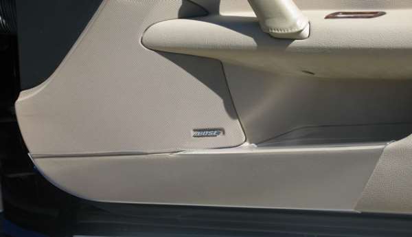 C6 Corvette Door Panel Clear Kick Guards - Pair, All Models, Door Protectors