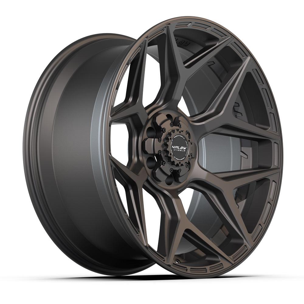 4PLAY Gen3 4P06 22x10 6x5.5 & 6x135mm -18et in Satin Black