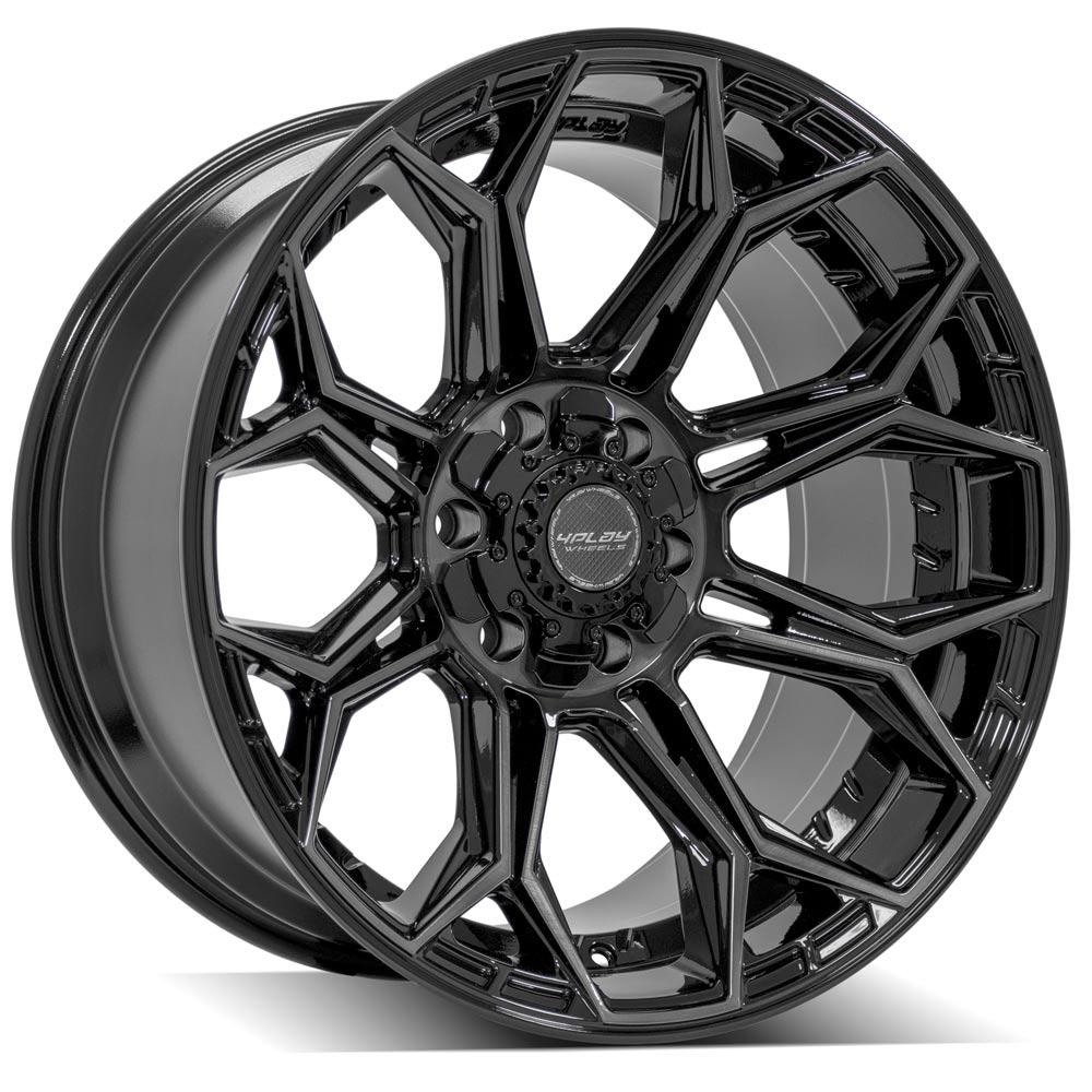 4PLAY Gen3 4P83 20x10 6x135mm & 6x5.5" -18et in Brushed Black