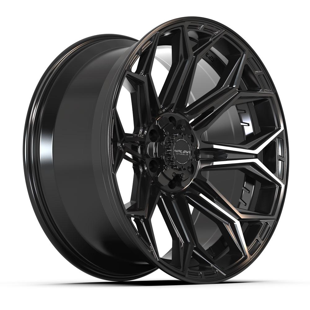 4PLAY Gen3 4P83 22x10 6x5.5 & 6x135mm -18et in Gloss Black