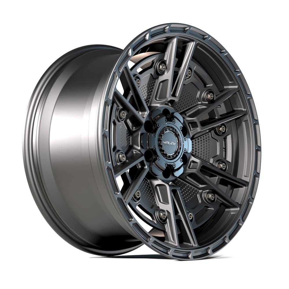 4PLAY Sport2.0 4PS01 17x9 5x5" & 5x5.5" -6et in Satin Black