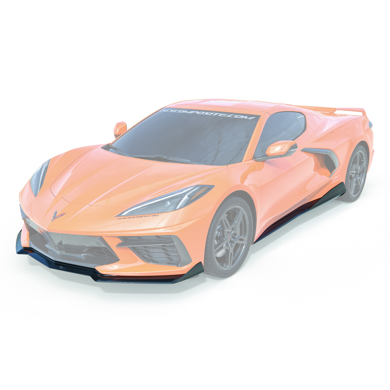2020+ C8 Corvette Stingray Aero Package - 5VM Splitter 5VM Rockers No Tray