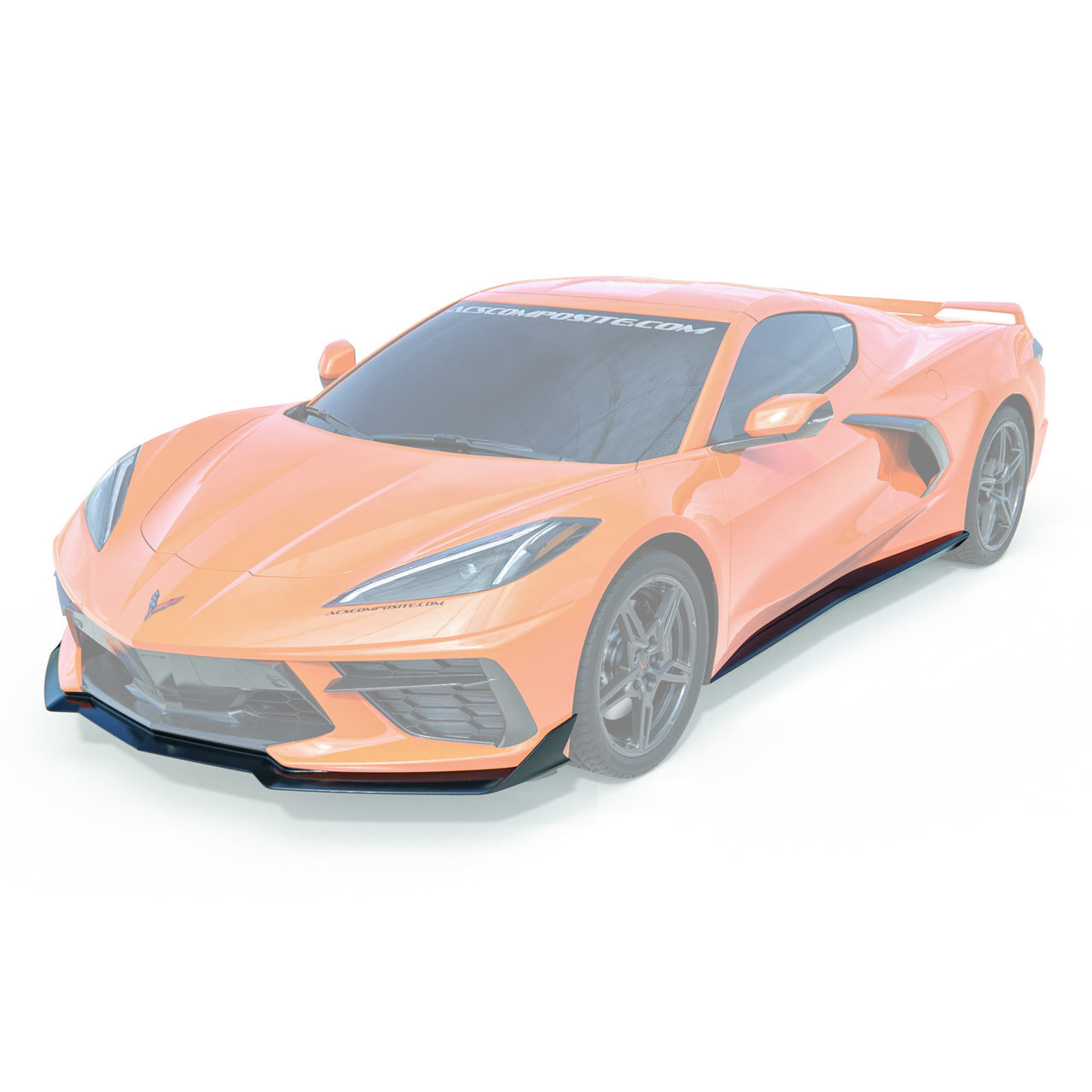 2020+ C8 Corvette Stingray Aero Package - 7VM Splitter 1VM Rockers No Tray