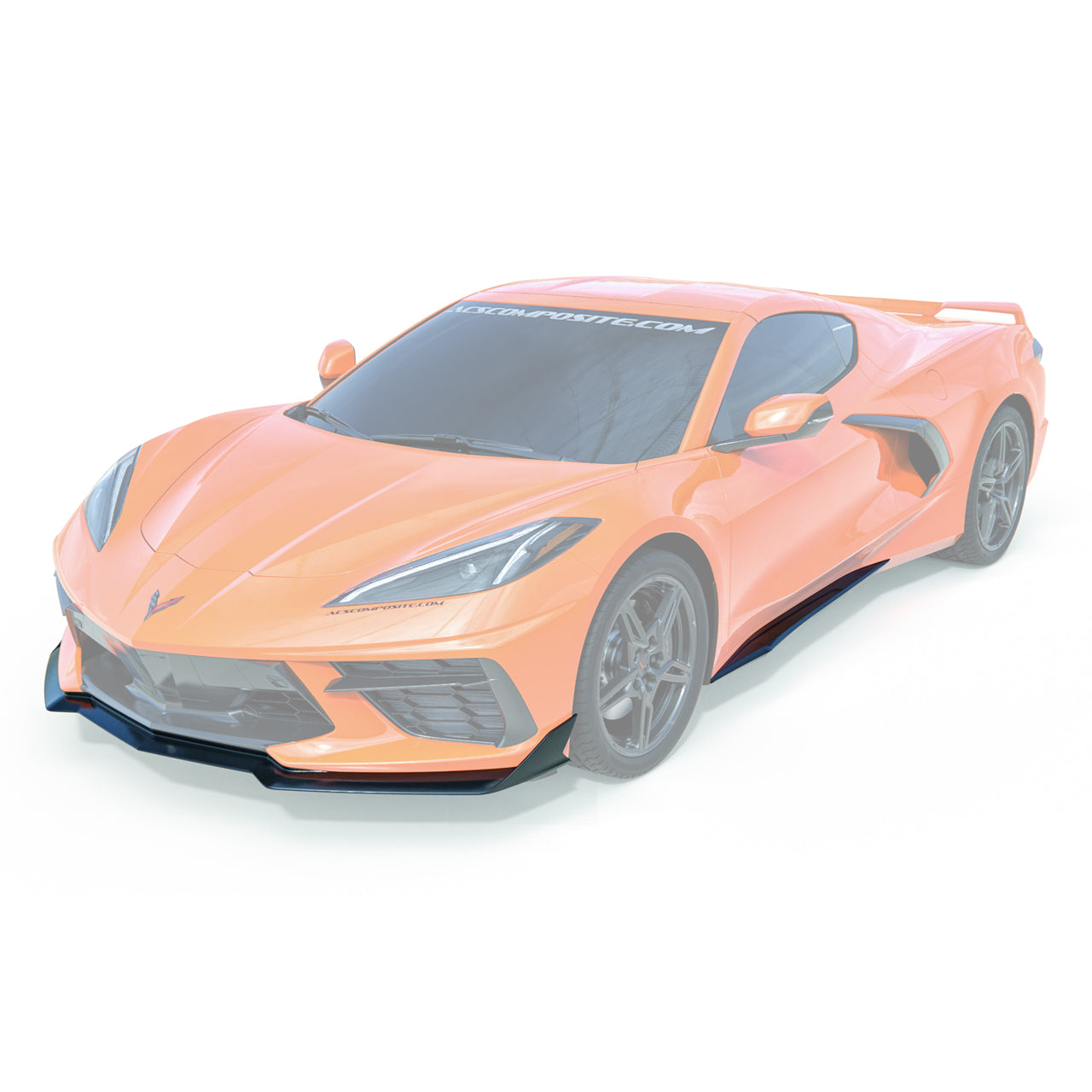 2020+ C8 Corvette Stingray Aero Package - 7VM Splitter Z06 style Rockers No Tray