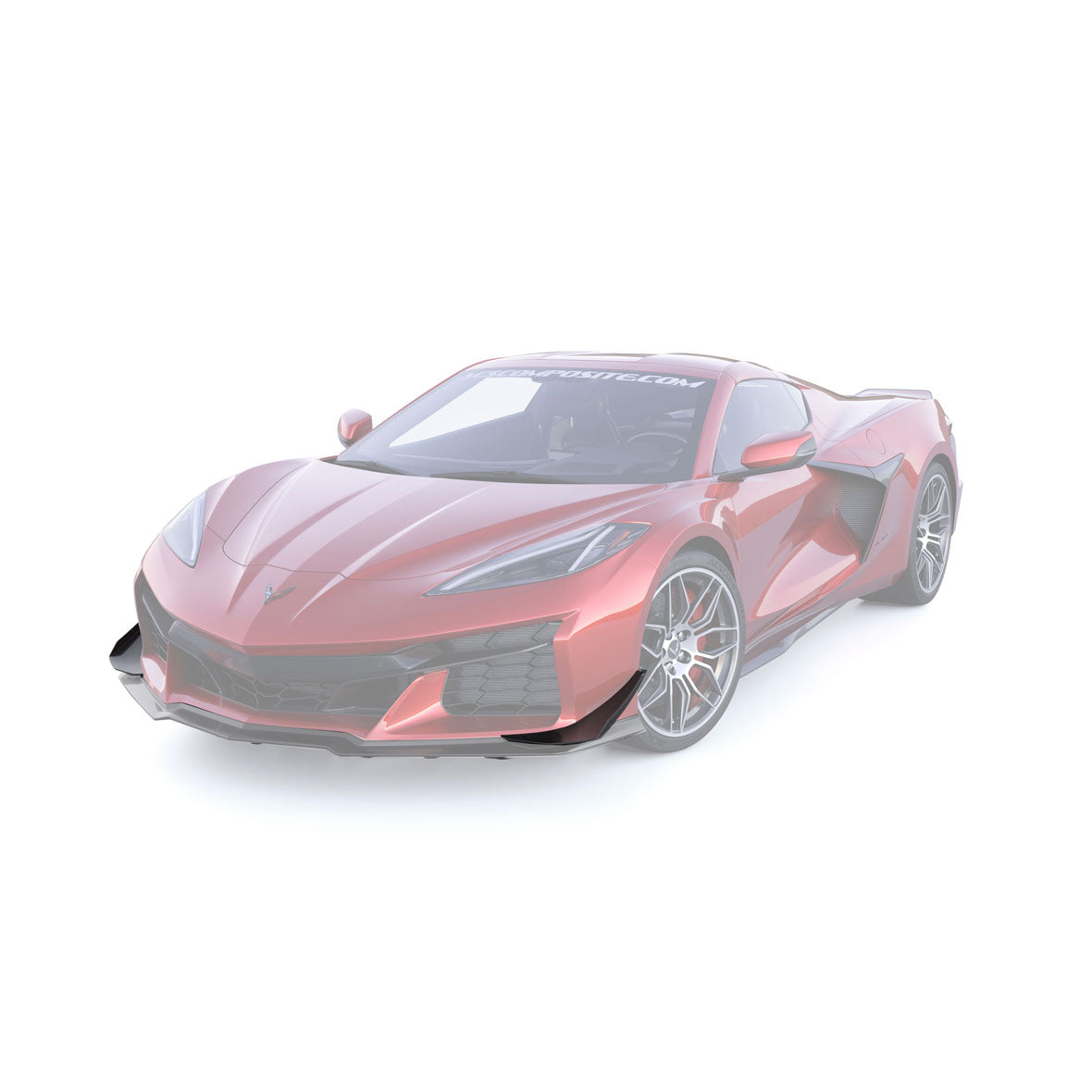 2023+ C8 Corvette Z06 E-Ray Grand Sport ZR1 Front Canards ACS Composite