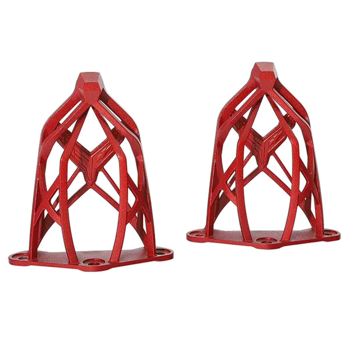 2020+ C8 Corvette Coupe Edge Red Rear Hatch Strut Braces Genuine GM