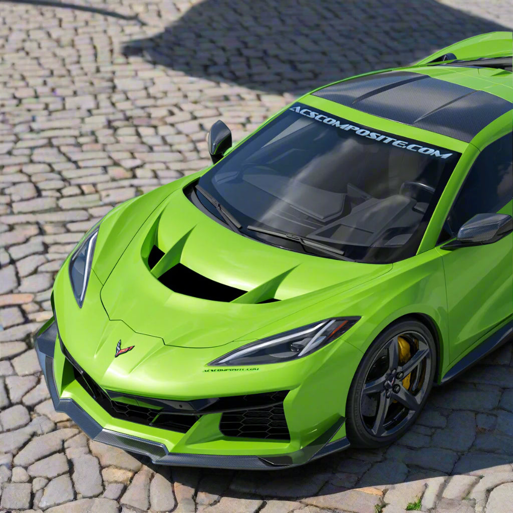 2020+ C8 Corvette ZR1-Style Replacement Hood ACS Composite