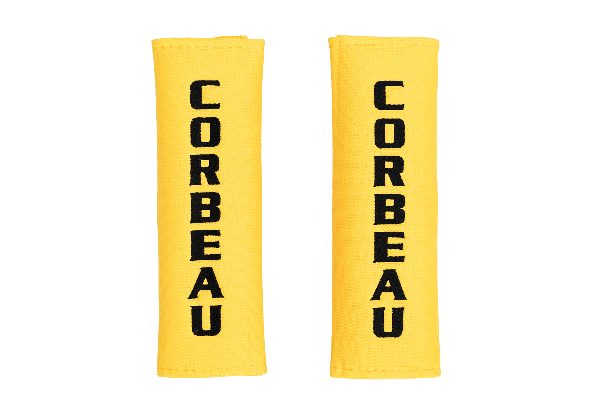 Corbeau Racing Harness Pads, Pair of 3" Yellow Pads, 50503