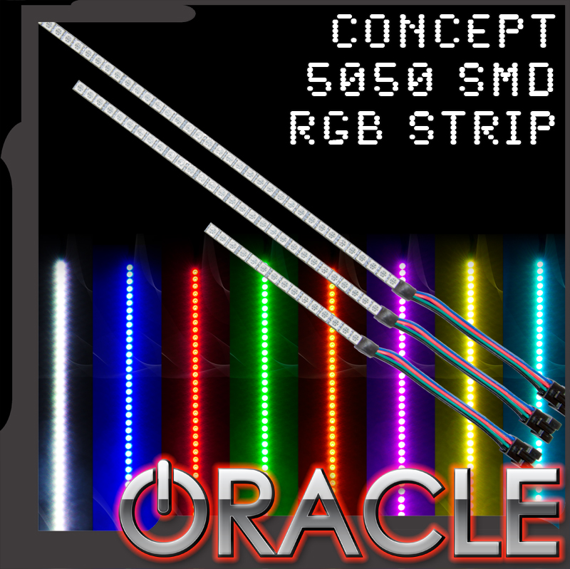 ORACLE Concept 5050 RGB Strips (Pair) 16" x .2" x .2" Strips