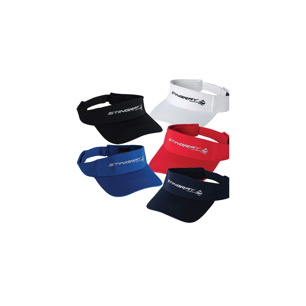 C7 Corvette Embroidered Stingray Visors: 2014+