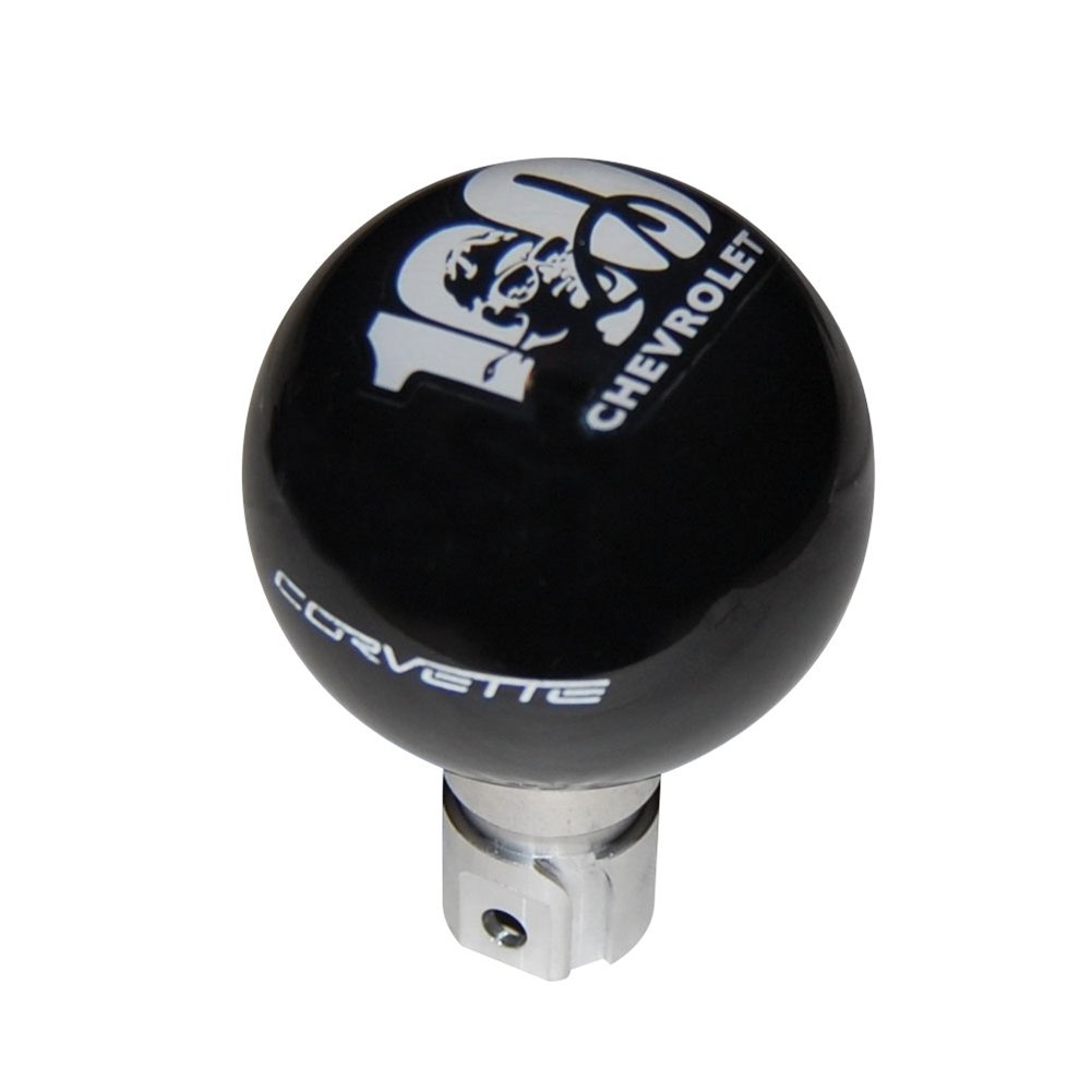 C6 Corvette Shift Knob C6 Corvette Script & 100th Anniversary GM Licensed : 2005-2013 C6